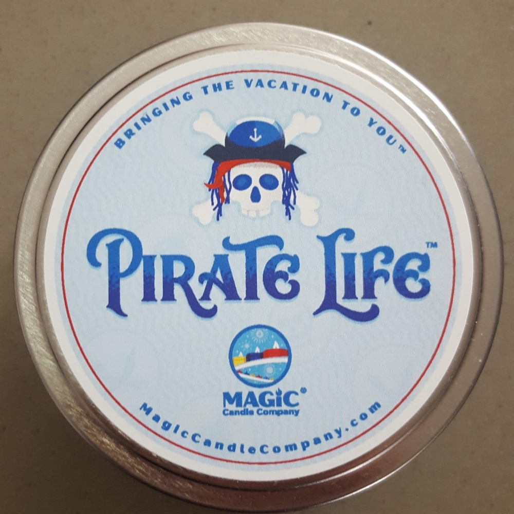 Magic candle company pirate scented candle